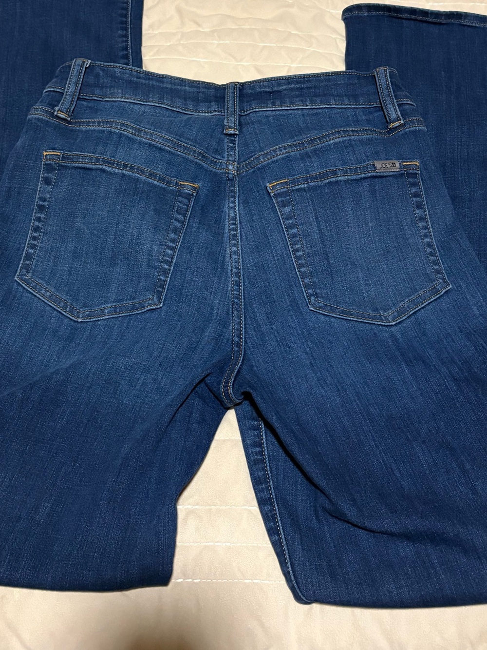 Joe's Jeans Dark Blue Flare Wide-Leg Denim